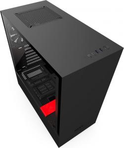 Obudowa Nzxt H500 okno, czarno czerwony (CA-H500B-BR) 2