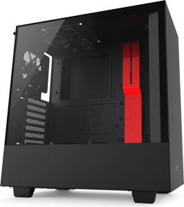 Obudowa Nzxt H500 okno, czarno czerwony (CA-H500B-BR) 3