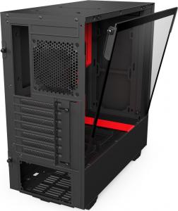 Obudowa Nzxt H500 okno, czarno czerwony (CA-H500B-BR) 5