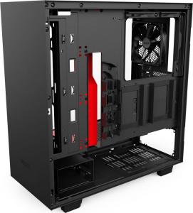 Obudowa Nzxt H500 okno, czarno czerwony (CA-H500B-BR) 6