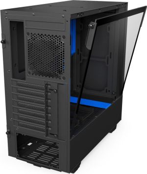 Obudowa Nzxt Nzxt H500 okno, czarno niebieski (CA-H500B-BL ) 4