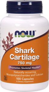 NOW Foods Shark Cartilage 750mg 100 kaps. 1