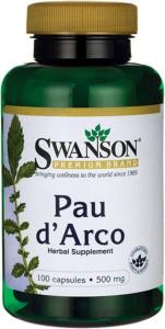 Swanson Pau d'Arco 500 mg - 100 kapsułek 1