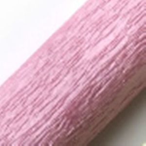 Happy Color Bibuła marszczona krepa krepina 25x200cm - perłowa różowy 5 rolek 1