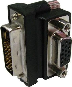 Adapter AV Delock DVI-D - D-Sub (VGA) czarny (65172) 1