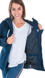 4f Kurtka narciarska damska H4Z18-KUDN004 granatowa r. S 6