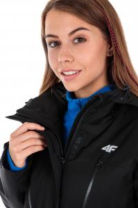 4f Kurtka damska H4Z18-KUDN003 czarna r. M 8