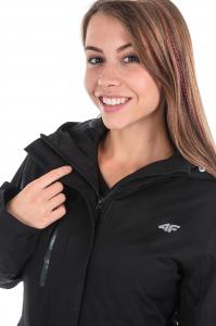 4f Kurtka narciarska damska H4Z18-KUDN004 czarna r. S 7