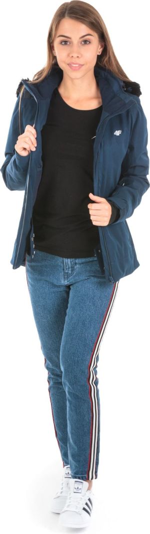 4f Kurtka narciarska damska H4Z18-KUDN008 Granatowa r. M 3