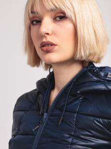 4f Kurtka damska H4Z18-KUD004 granatowa r. L 5