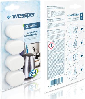 Wessper CleanTab uniwersalny odkamieniacz do ekspresów, czajników i żelazek w tabletkach 2