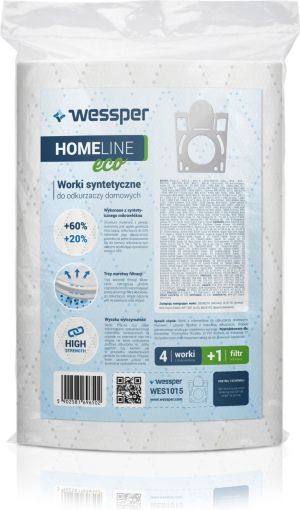 Worek do odkurzacza Wessper do Bosch Siemens - syntetyczne 4 sztuki + filtr 3