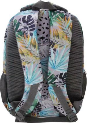 Chin&Chilla Plecak trzykomorowy Liście 3