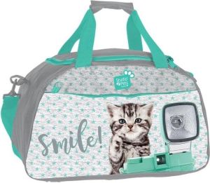 Paso Torba sportowa dziecięca Studio Pets 32.2L szaro-zielona (PER-018) 1