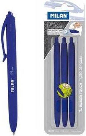 Milan Długopis P1 Touch niebieski (3szt) 1