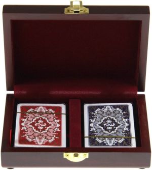 Piatnik Karty lux w pudełku drewnianym (289841) 2