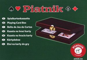 Piatnik Karty lux w pudełku drewnianym (289841) 5