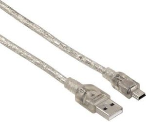 Kabel USB Hama 1.8 m Przezroczysty (AA1533) 1