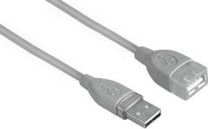 Kabel USB Hama USB-A - USB-A 3 m Szary (AA5040) 1