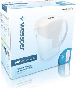 Dzbanek filtrujący Wessper AquaClassic 3,5l + filtr classic 2