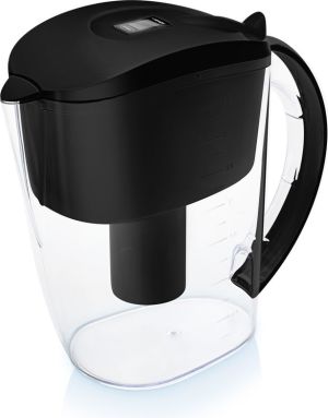 Dzbanek filtrujący Wessper AquaPro Alkaline 3,5l Czarny + filtr alkaliczny 2