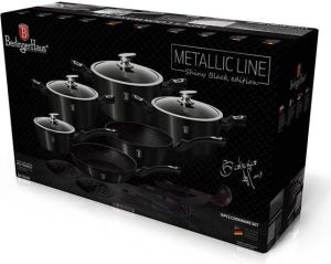 Berlinger Haus Zestaw garnków Metallic 15 elementów (BH/1664N) 2