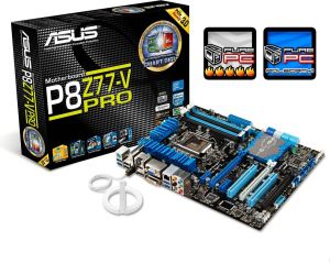 Płyta główna Asus P8Z77-V PRO Intel Z77 LGA 1155 (3xPCX/VGA/DZW/GLAN/SATA3/USB3/RAID/DDR3/SLI/CROSSFIRE/WIFI) 2