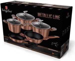 Berlinger Haus Zestaw garnków Metallic 10 elementów (BH/1220) 2