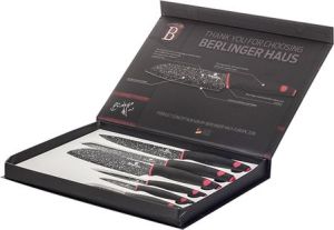 Berlinger Haus 6 częściowy zestaw noży, czarny Stone Touch - BH/2114 1