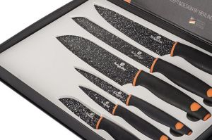 Berlinger Haus 6 częściowy zestaw noży, czarny Granit Diamond - BH/2111 5