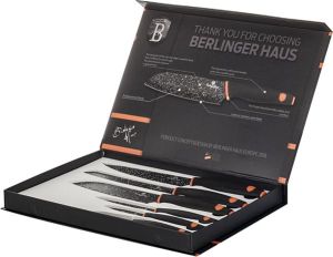 Berlinger Haus 6 częściowy zestaw noży, czarny Granit Diamond - BH/2111 1