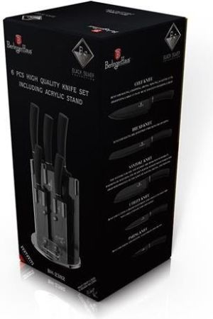 Berlinger Haus 6 - Częściowy Zestaw Noży ze Stojakiem Black Royal Collection - BH/2382 2