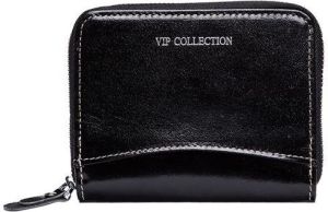 VIP Collection Portfel skórzany czarny na karty Vip Collection 1