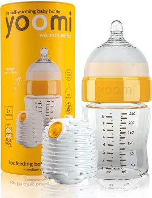 Yoomi Zestaw butelka 240ml + 2 podgrzewacze + kapsuła 1