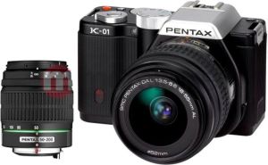 Aparat Pentax K01 + 18-55mm + 50-200mm (15273) czarny 1