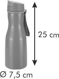 Tescoma Butelka na wodę Purity niebieska 700ml 4