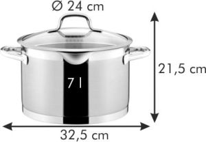 Tescoma Rondel President 24cm z pokrywką do cedzenia (780235.00) 2