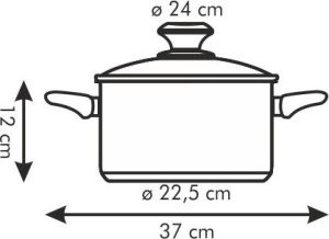 Tescoma Garnek Presto niski 24cm (728224.00) 2