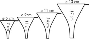 Tescoma Lejki z sitkiem PRESTO, 4 szt. (420596.00) 2
