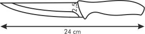 Tescoma Nóż uniwersalny SONIC 12 cm (862008.00) 2