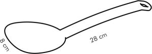Tescoma Łyżka do ryżu SPACE TONE, żółty (638061.12) 2
