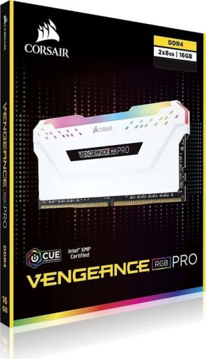 Pamięć Corsair Vengeance RGB PRO, DDR4, 16 GB, 3000MHz, CL15 (CMW16GX4M2C3000C15W) 5
