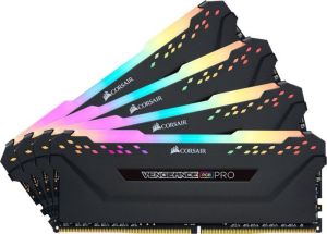 Pamięć Corsair Vengeance RGB PRO, DDR4, 32 GB, 3600MHz, CL18 (CMW32GX4M4C3600C18) 2