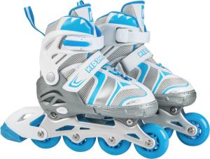 Rolki KidzMotion rekreacyjne regulowane niebieskie r. 31-34 2