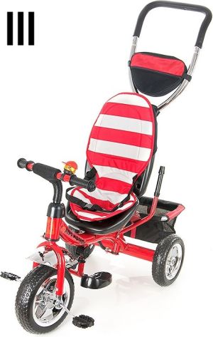 KidzMotion Rowerek trójkołowy Tobi Junior czerwony 4