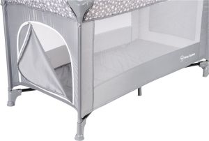 Moby-system Łóżeczko Happy Traveller BASIC PLUS - Szare 11
