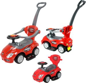 Multistore Jeździk 3w1 Czerwony 2