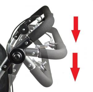 Guto Przyczepka rowerowa Guto Deluxe 2w1 red/light gray 5