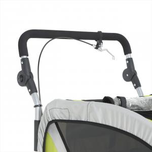 Guto Przyczepka rowerowa Guto Deluxe 2w1 red/light gray 8