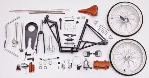 The-sliders Metro Matt Black gustowny i komfortowy, składany rower, hulajnoga 2w1 2